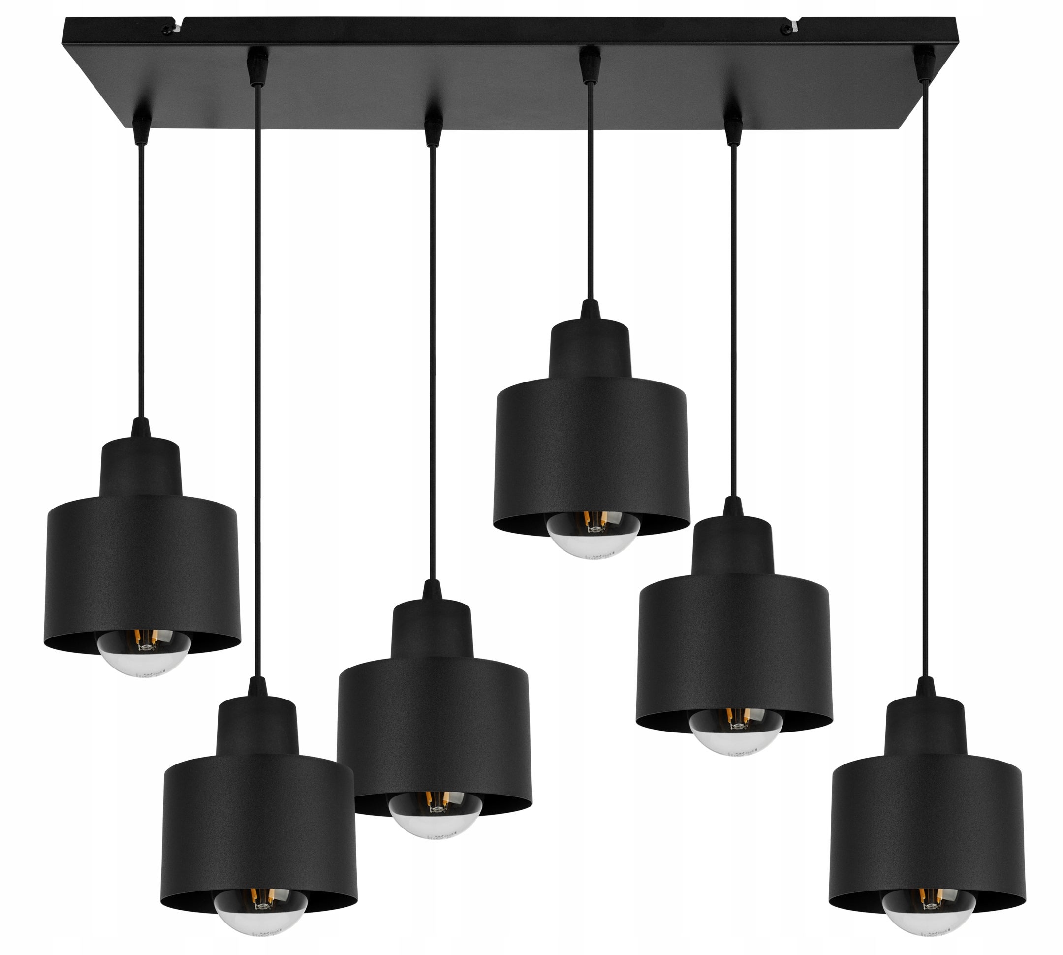 Lampa sufitowa wisząca Light Home LH Panta 6x E27 60W czarny