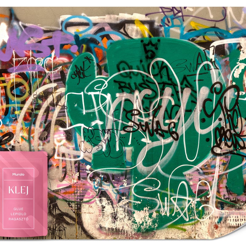 FOTOTAPETA DLA MŁODZIEŻY GRAFFITI ABSTRAKCJA MURAL TAPETA ŚCIENNA 500x350