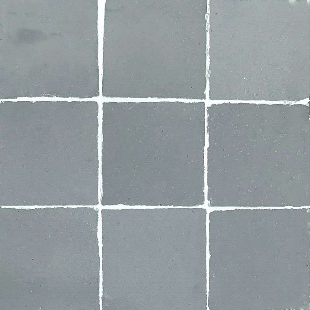 Zellige "White Grape" – patchwork płytek Zellige w kolorze szarym 10×10 cm – 100 szt., 1 m² – płytki ścienne do łazienek i kuchni.