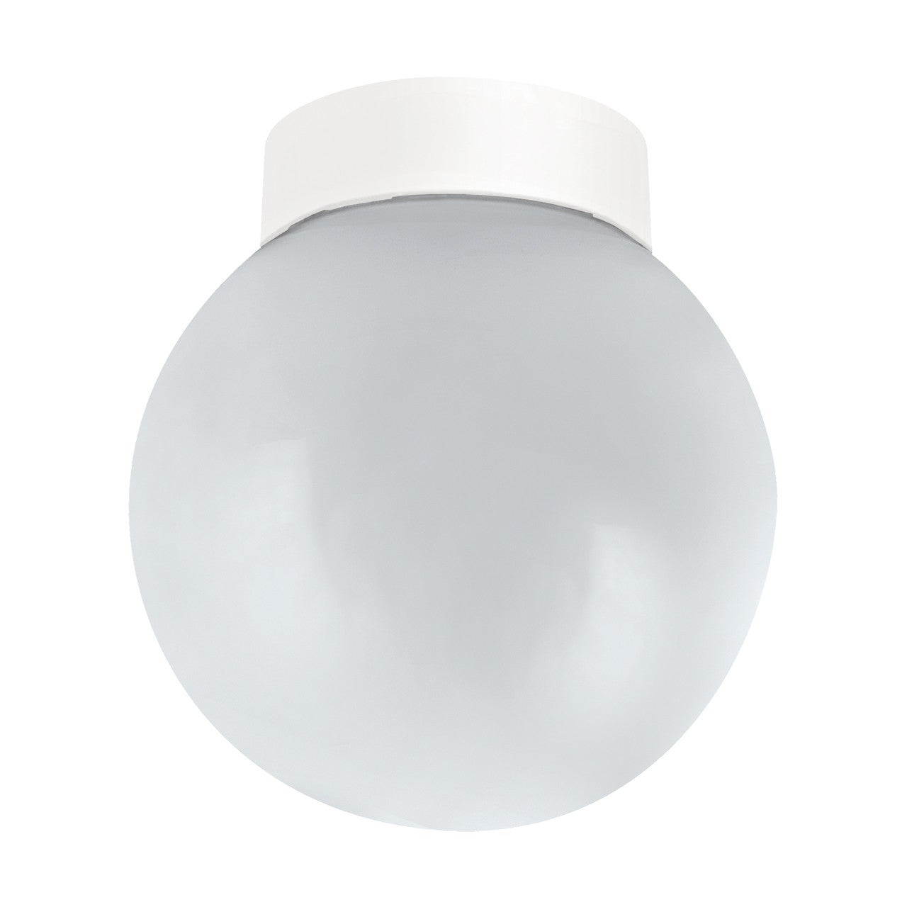 Plafon zewnętrzny Ball biały 1xE27x13W IP44 wym: 17,5 x 15 x 15 cm tworzywo sztuczne Struhm