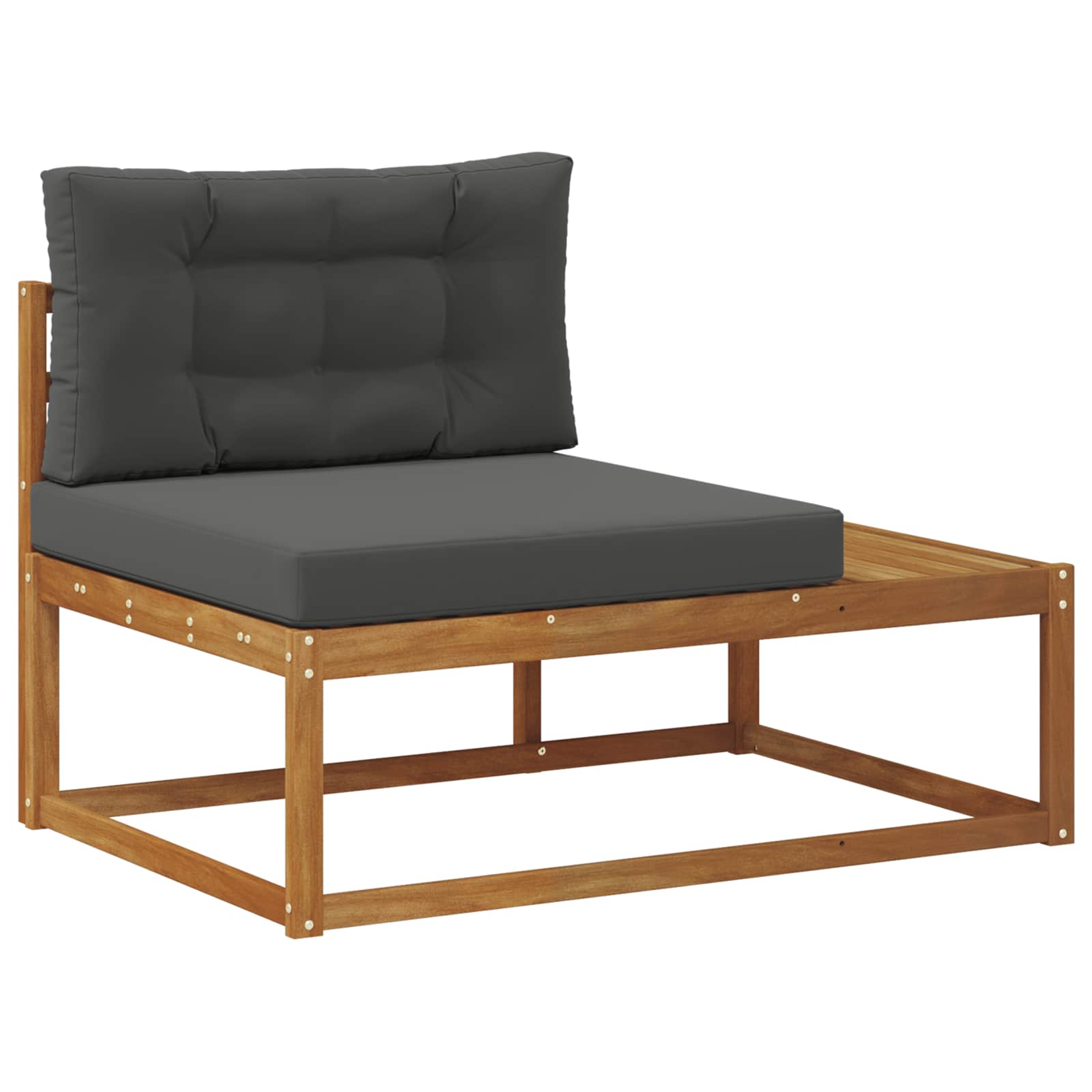 Sofa Ogrodowa Końcowa z Poduszką Naturalna
