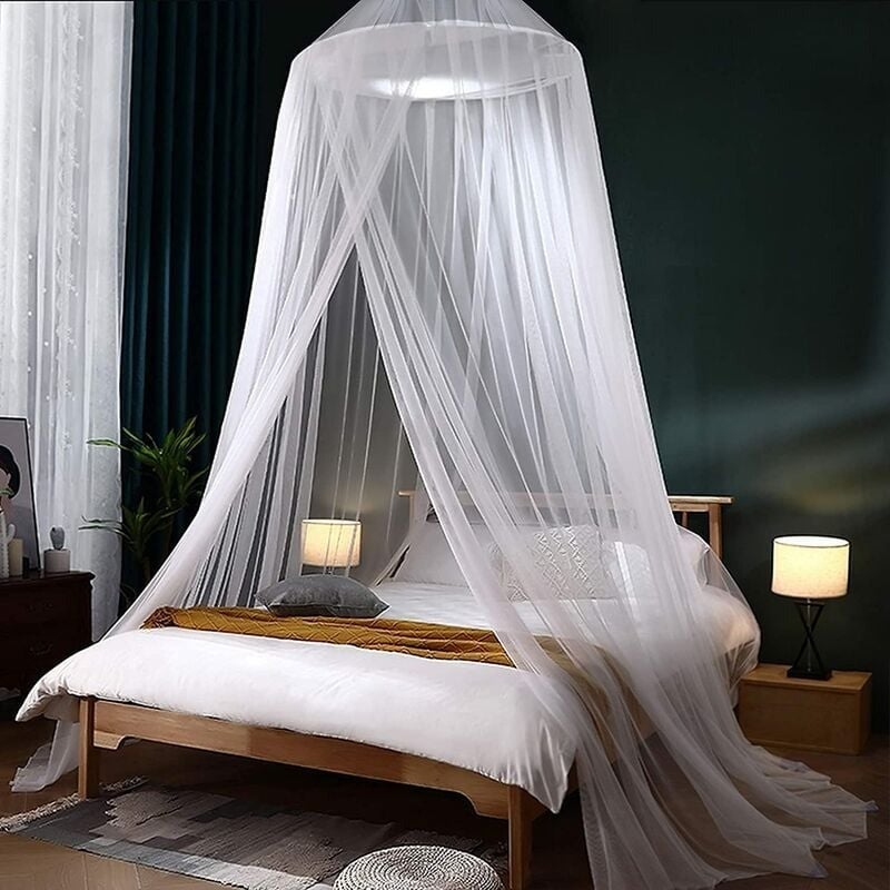 Duża moskitiera do łóżka, moskitiera wisząca odpowiednia do łóżeczka dziecięcego, hamaka, 0,6x2,5x12M, odstraszająca owady