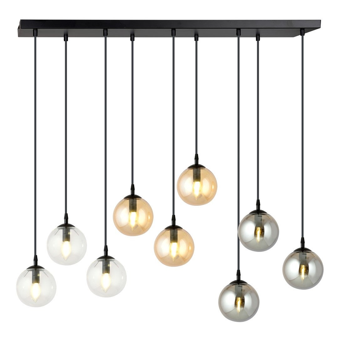 Żyrandol Emibig 9xE14 40W COSMO 9 BL/MIXA 714/9M1