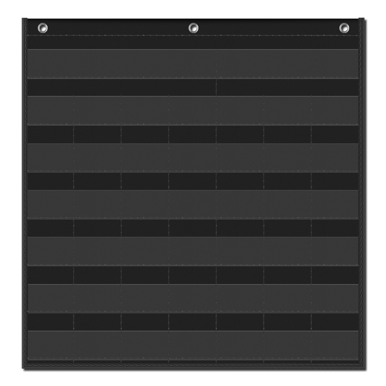 Classroom kieszeniowa plansza miesięcznego kalendarza do 2.75 * 2.75 Cards,Homeschool Supplies i Classroom Must Haves! tylko Chart(czarny)