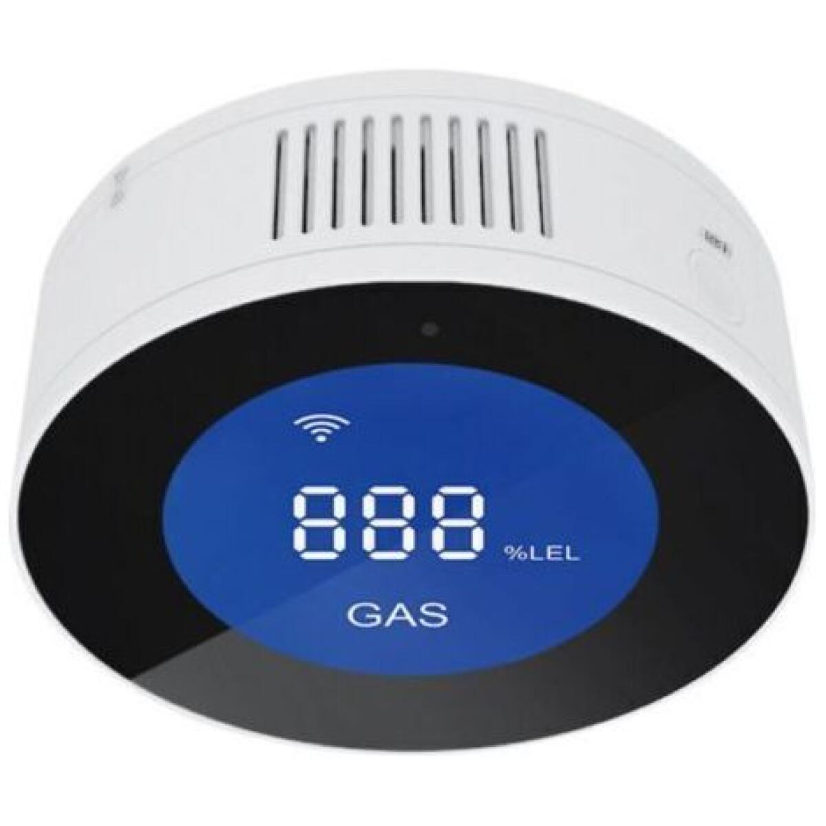 Inteligentny detektor gazu z łącznością Wi-Fi, ekran LCD, alarm 85 dB, kompatybilny z aplikacją