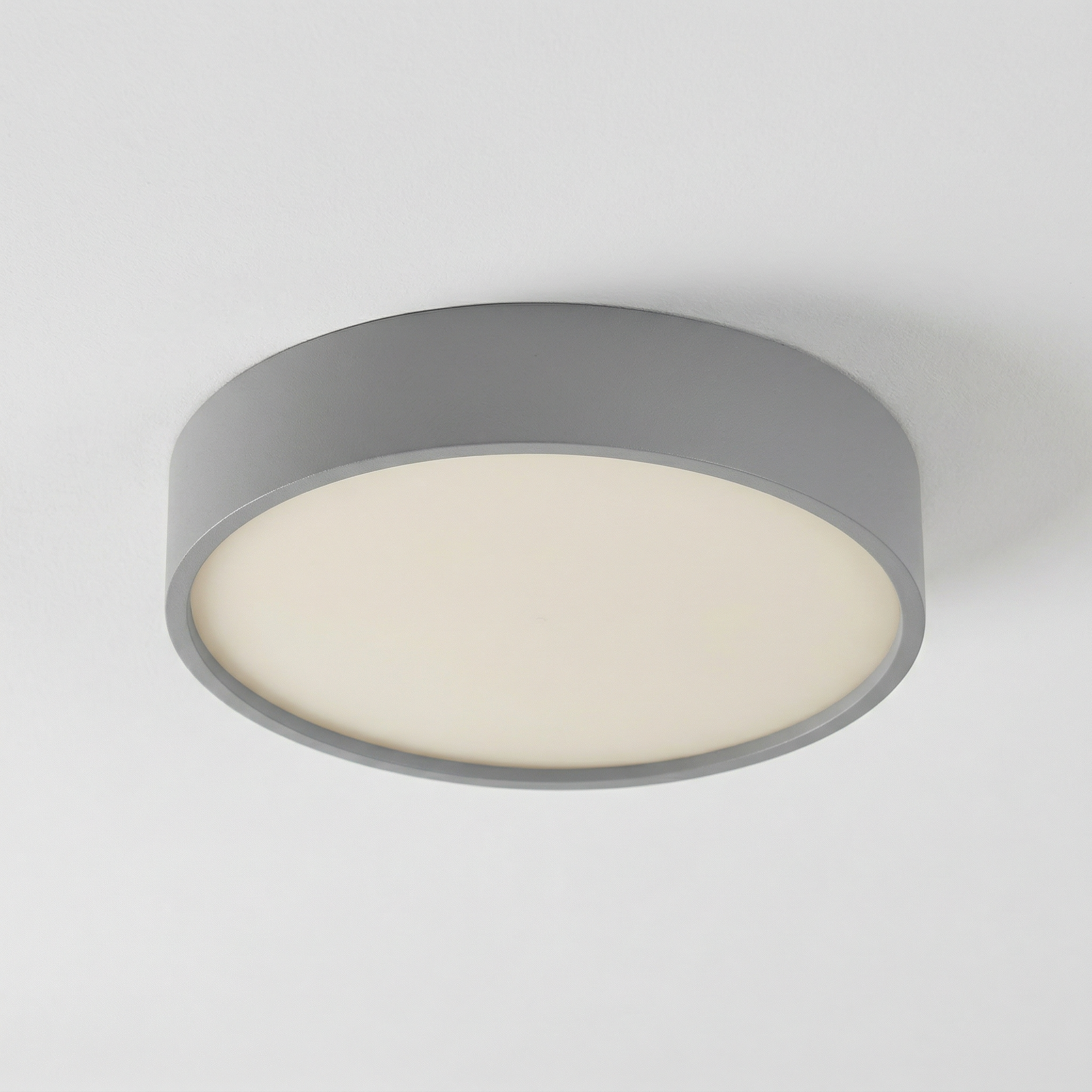Plafon okrągły Larcia LED 19W Neutralna biel 1070lm biały wym:7x28,5x28,5cm IP44 Rabalux