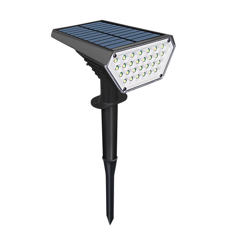 1 szt. zewnętrznej lampy solarnej do trawnika, ciepłe światło, lampa gruntowa do ogrodu, reflektor oświetleniowy, IP65