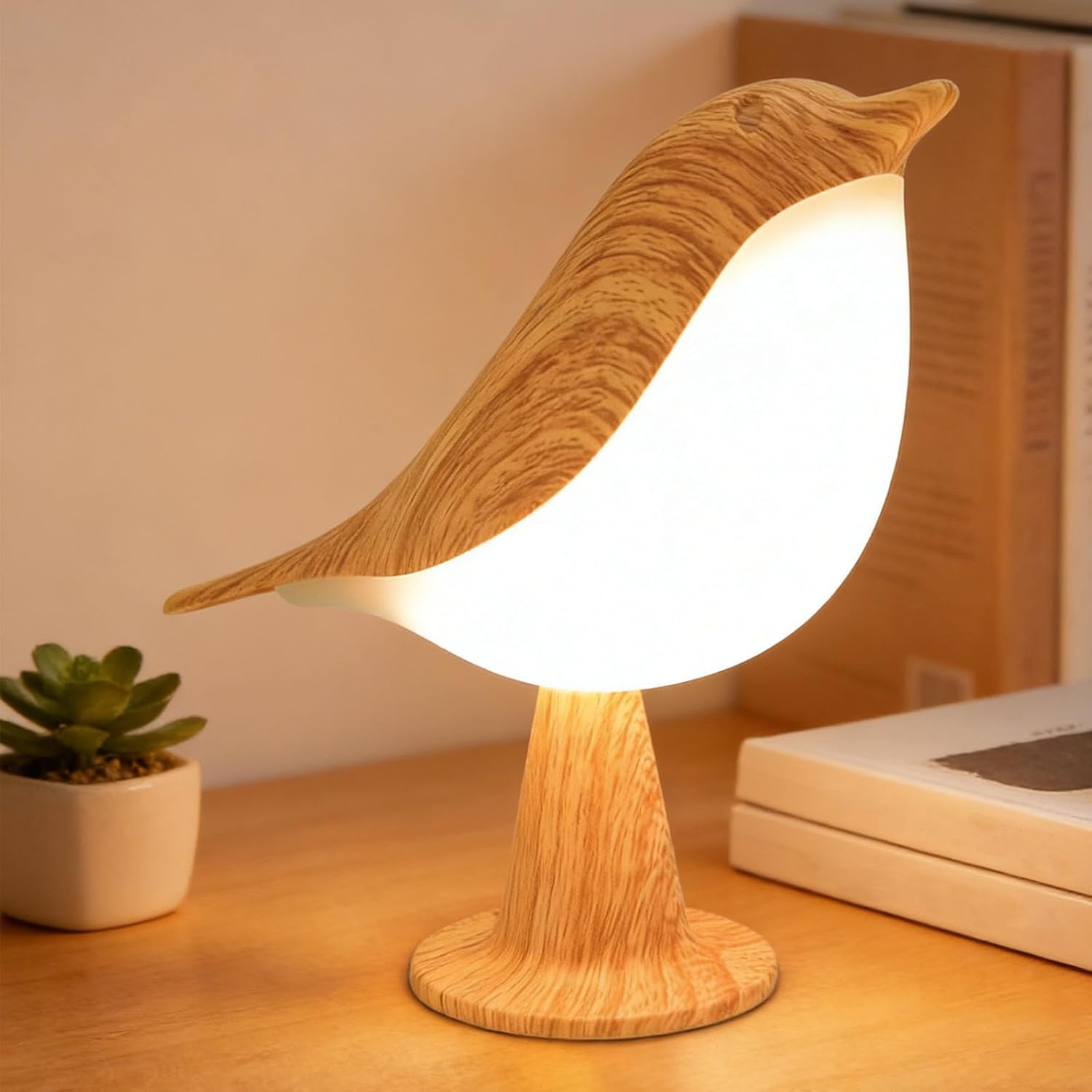 Lampka nocna z czujnikiem dotykowym, ładowalna lampa stołowa z 3 trybami jasności, 3000K-6000K, 1800mAh, bezprzewodowa, dekoracja do domu.