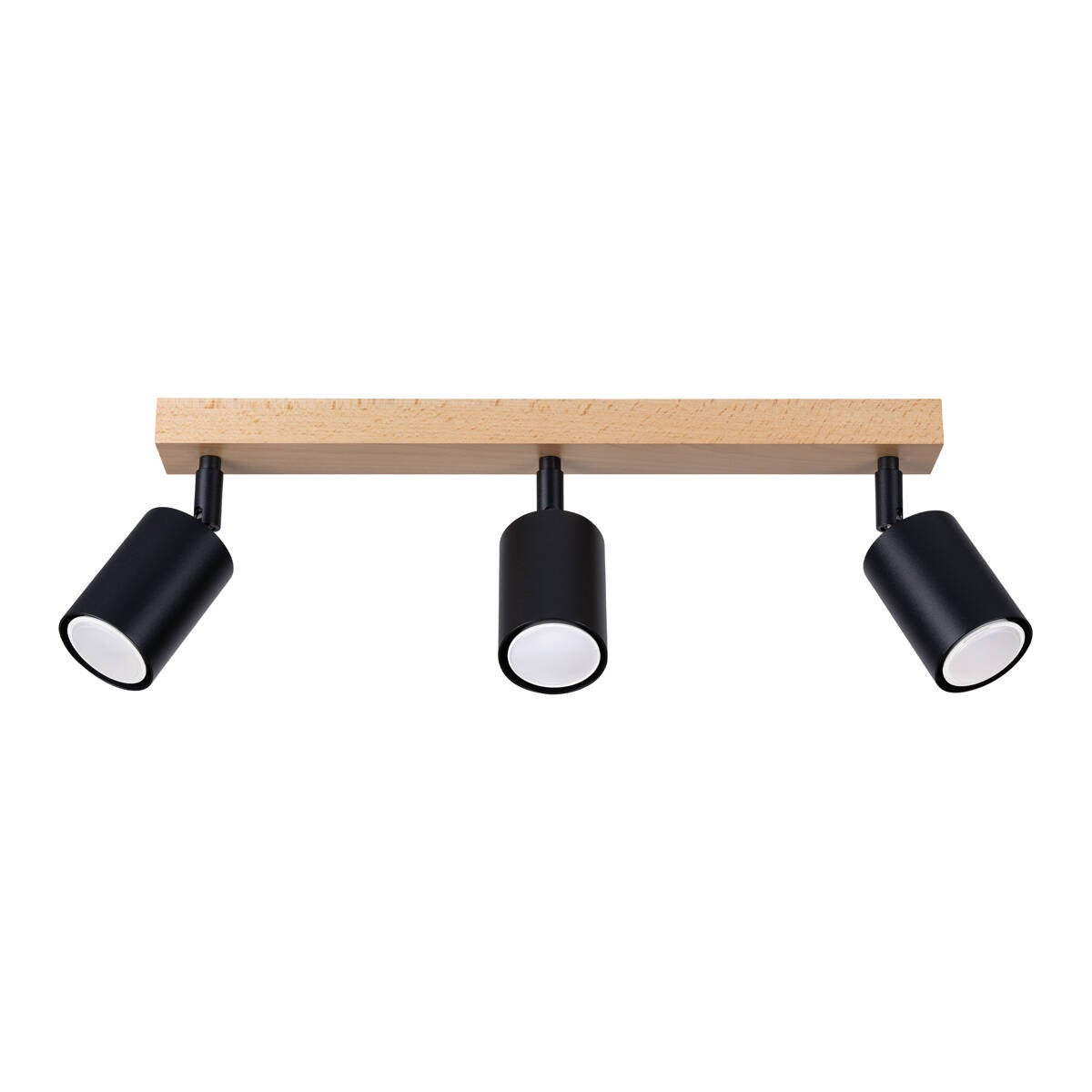 Spot sufitowy tuba potrójny prostokątny czarny 3xGU10 10W VERDO SL.1293 Sollux Lighting