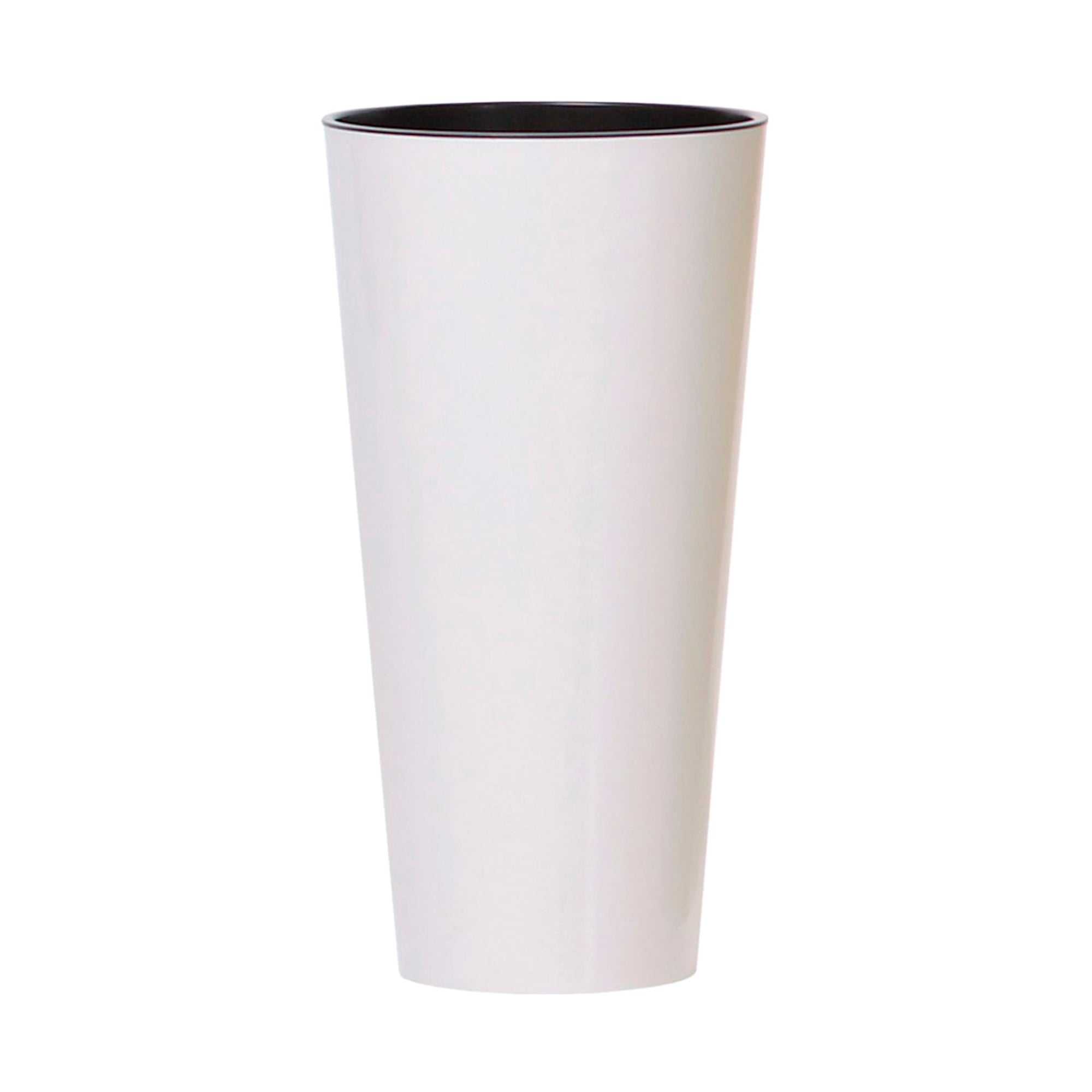 Doniczka Prosperplast TUBUS SLIM SHINE - biały DTUS250S-S449