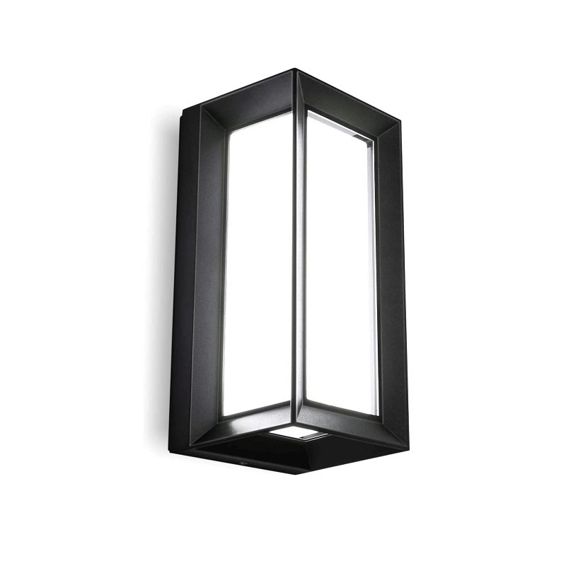 Zewnętrzna Lampa Ścienna Zewnętrzna Nowoczesna Ogrodowa Lampa Ścienna Zewnętrzna LED Czarna Matowa Lampa Ścienna IP65 Wodoodporna