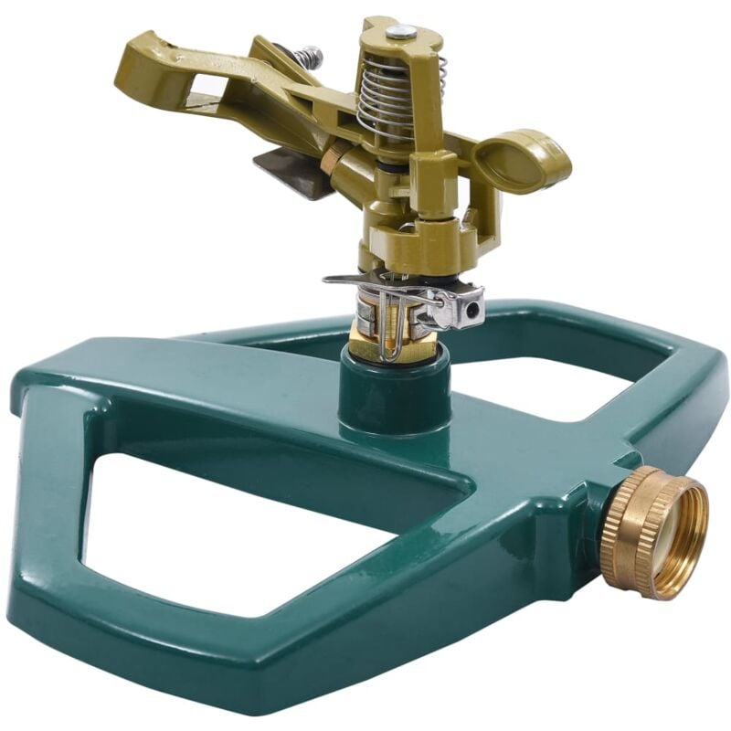 Zraszacz obrotowy Vert 21x22x13 cm Metal vidaXL