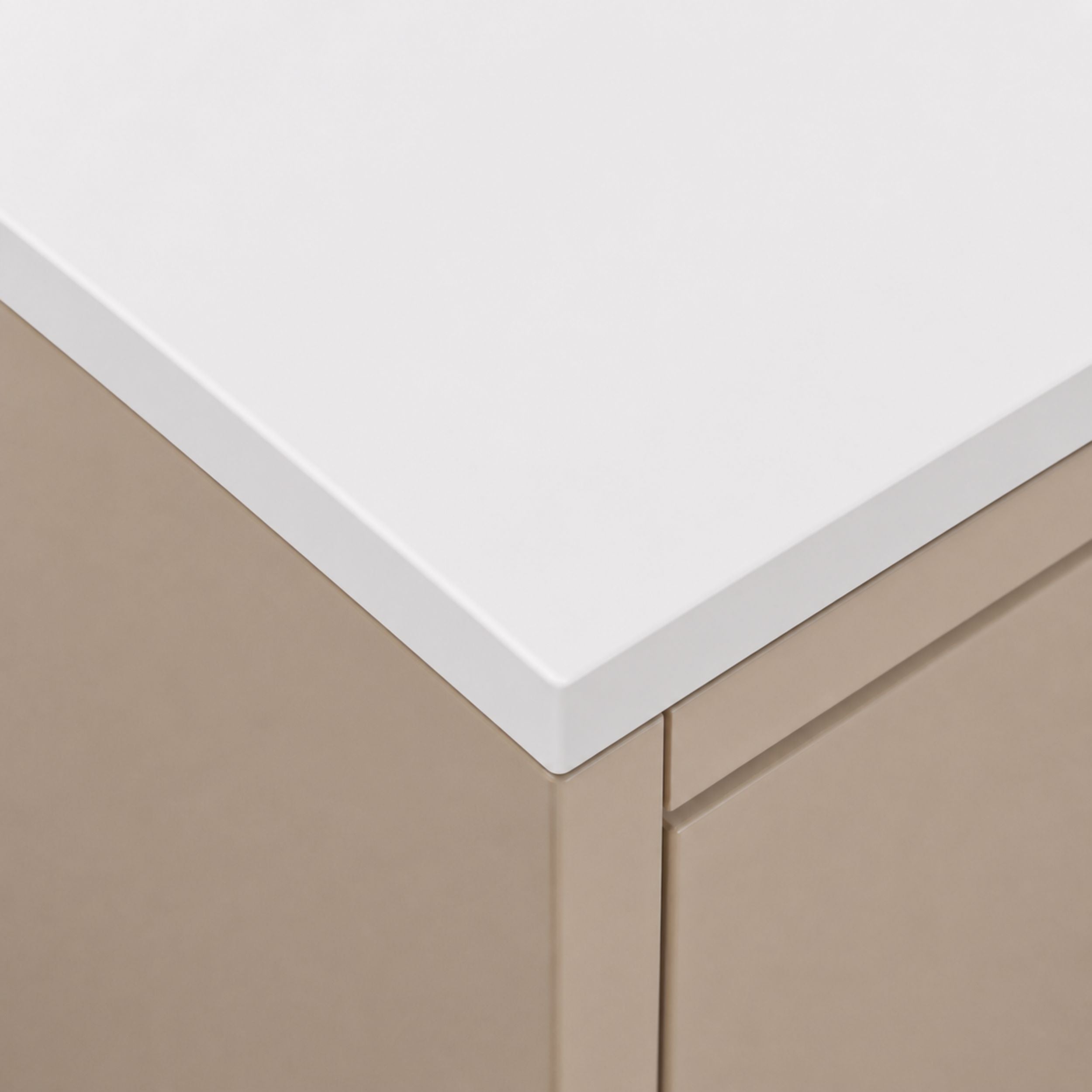 KOLM Blat łazienkowy laminowany do szafki 60cm 62×49cm Biel Alpejska (8685BS)