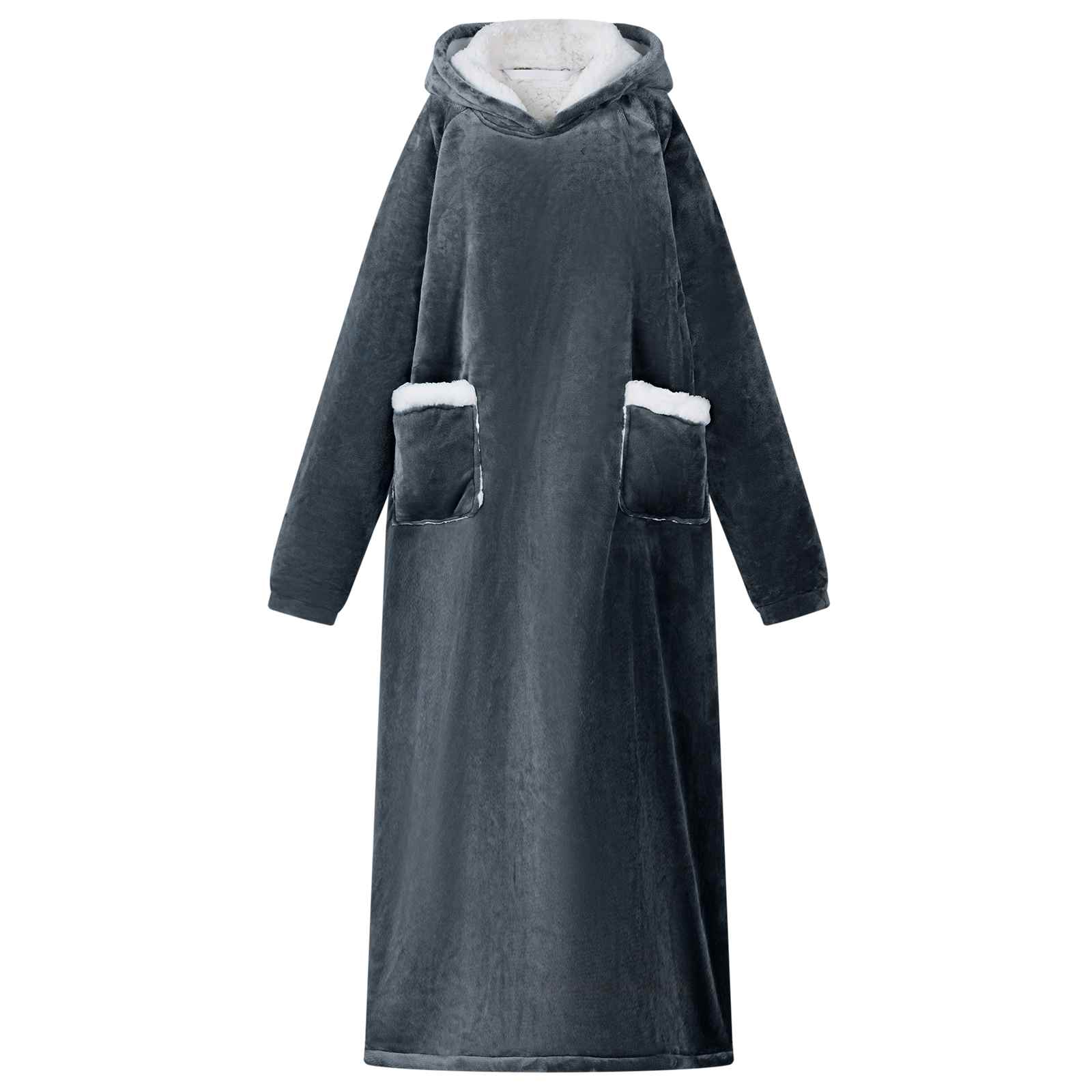 Bluza-koc Granatowy L Fleece i Flanela vidaXL