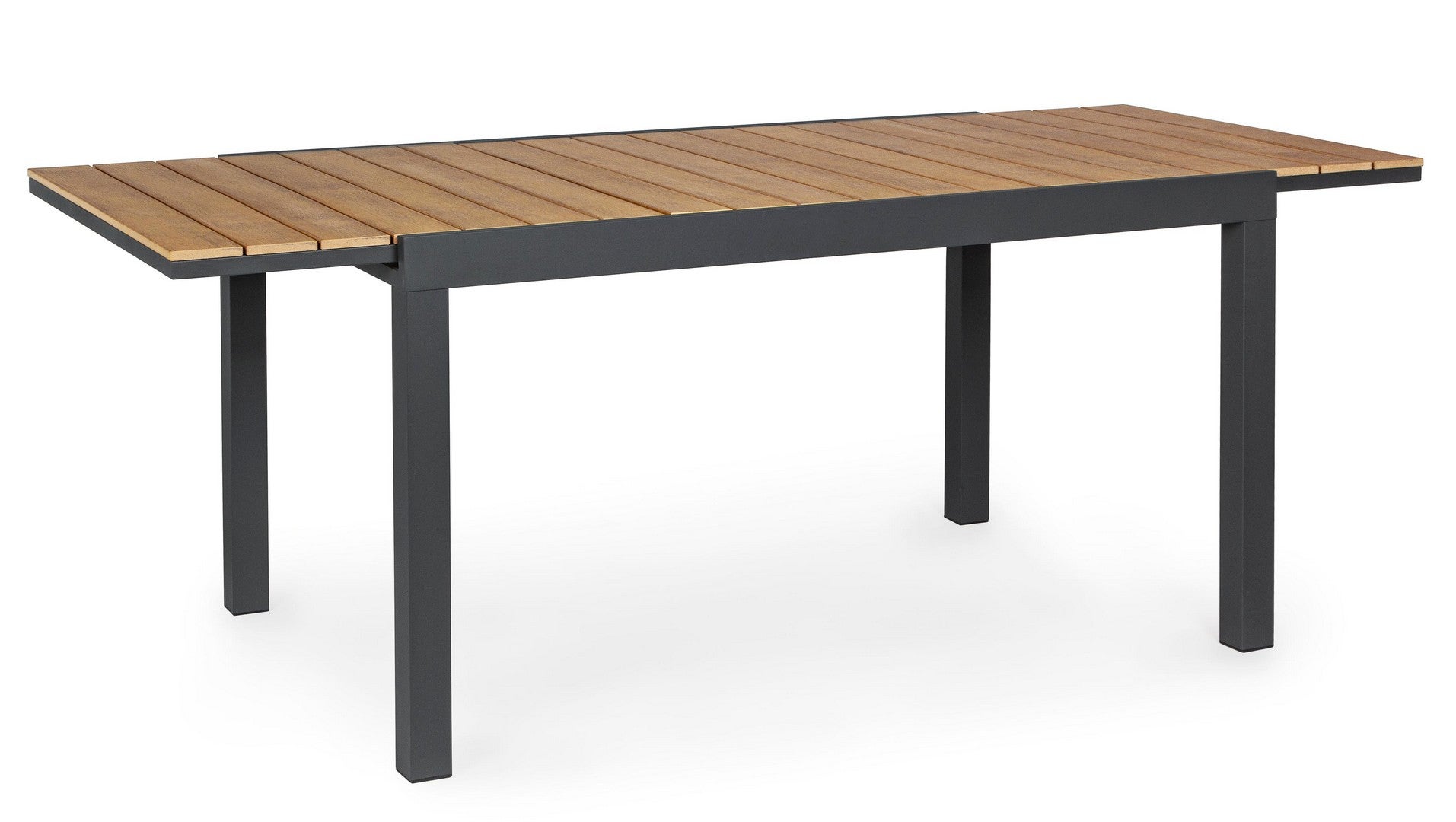 Rozkładany stół aluminiowy z blatem Polywood 140-200X90 Antracyt