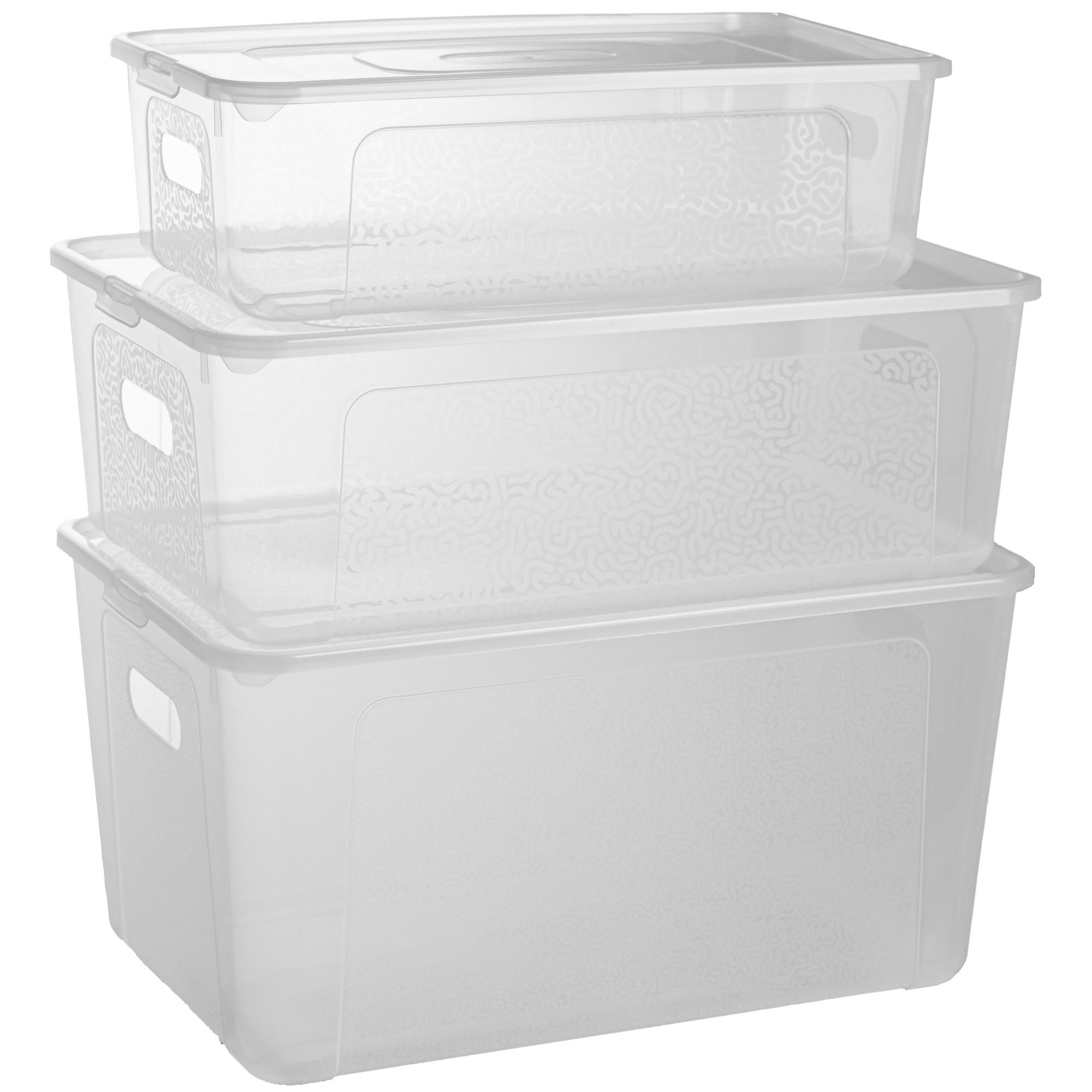 POJEMNIK PUDŁO PLASTIKOWE POJEMNIKI Z POKRYWĄ
