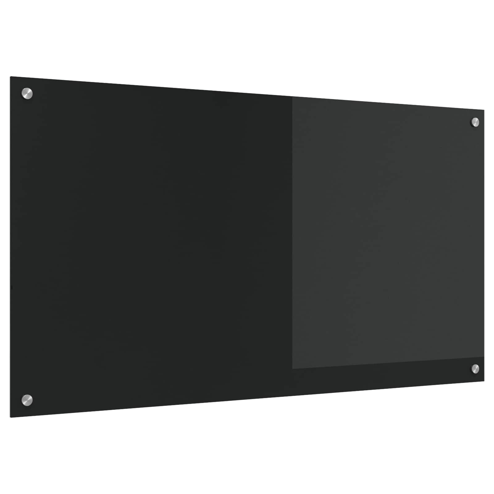 Panel Kuchenny ze Szkła Hartowanego 110x60 cm Czarny do Kuchni