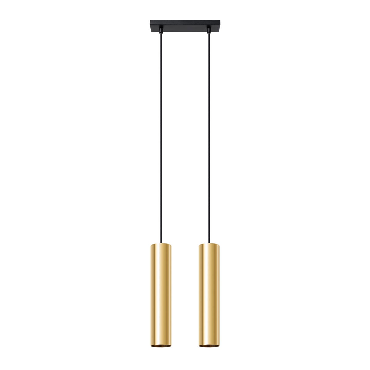 Lampa wisząca MODENO złoty połysk 2xGU10x10W metal wym:90x30x5cm IP20 Pure Lume
