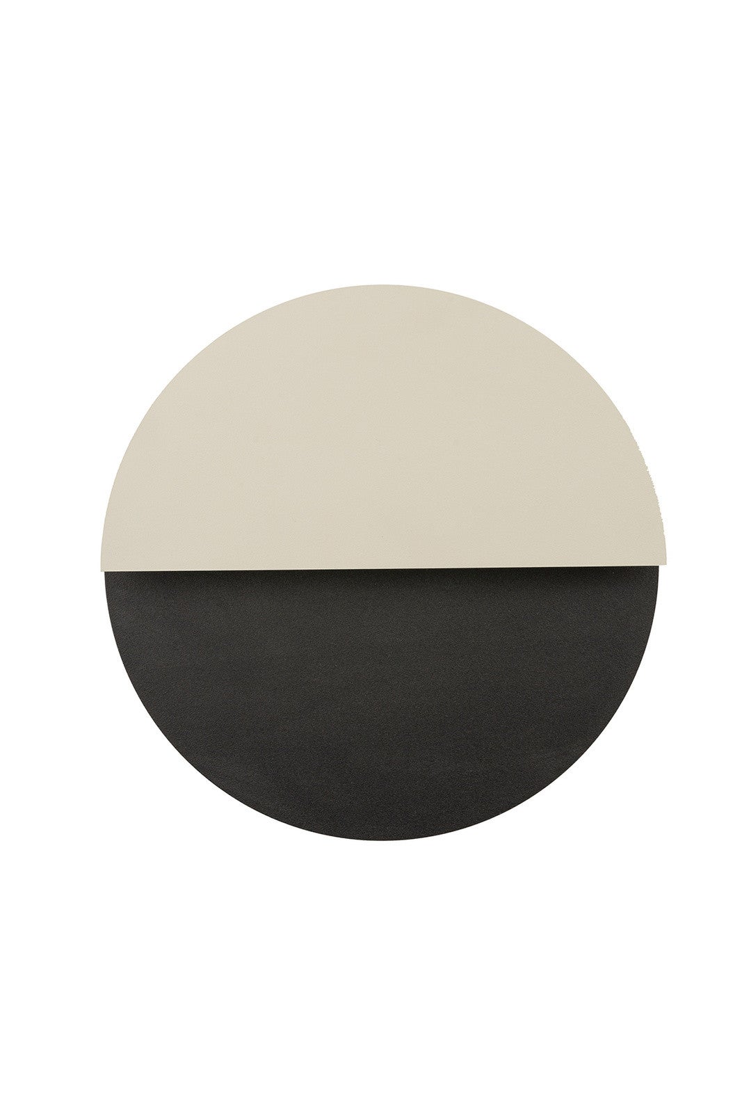 Kinkiet ścienny dekoracyjny okrągły nowoczesny czarno-szara 26 cm LUNA LED 7W Sigma Lighting