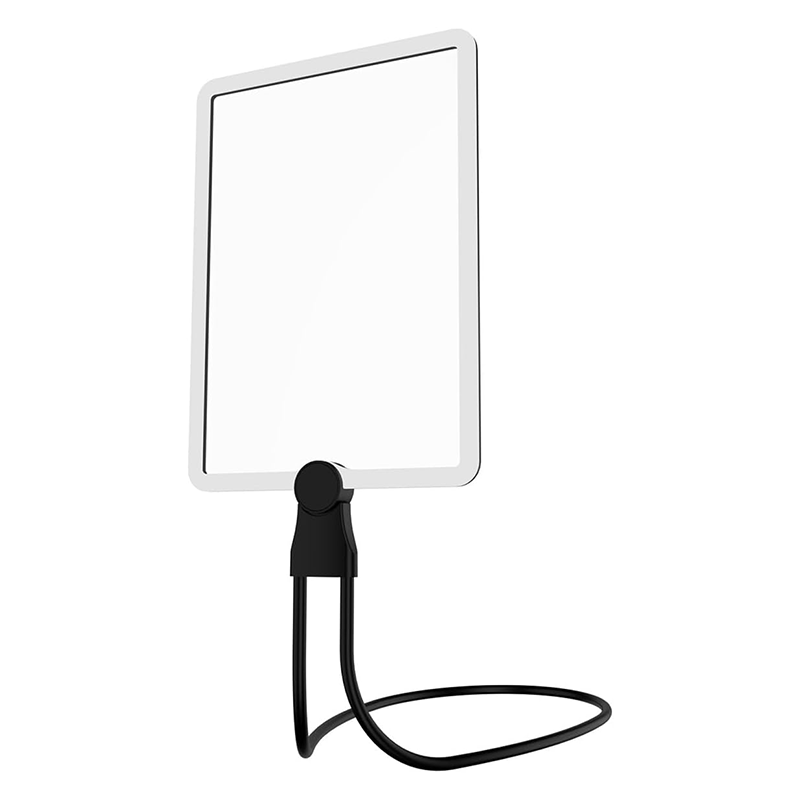 Ładowalna lupa x5, przeznaczona do noszenia na szyi w celu korekcji słabego wzroku, o wymiarach 240 x 170 mm, wyposażona w 50 diod LED.
