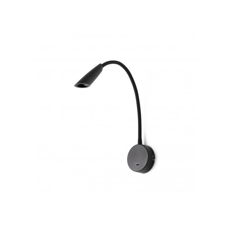Kinkiet 6 W 3000 K, 150 lm, IP20, czarny - FARO BOKEN