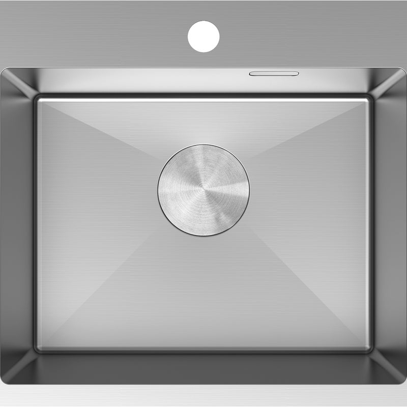 Mexen Solix zlewozmywak stalowy 1-komorowy 500 x 450 mm, inox - 6402501000-01