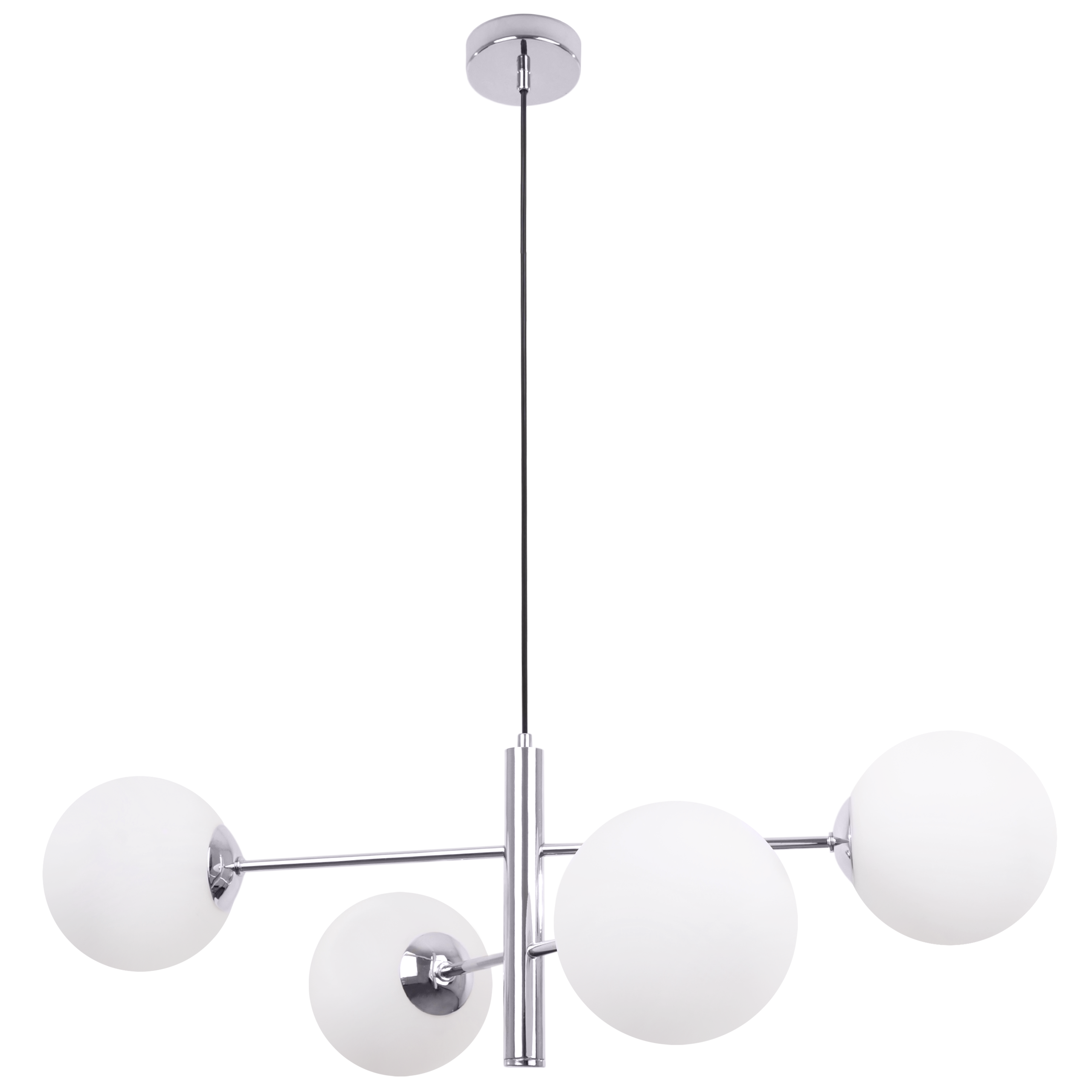 Lampa sufitowa wisząca Light Home LH Vicenza 4x E14 60W srebrny