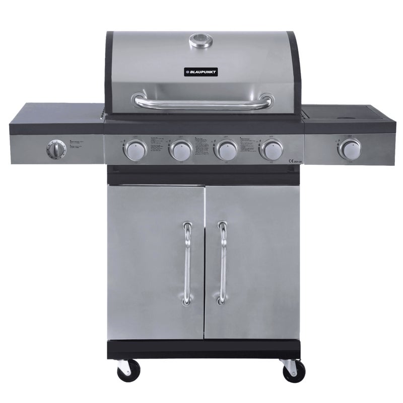 Grill gazowy z 4 palnikami + palnikiem bocznym Blaupunkt GG401