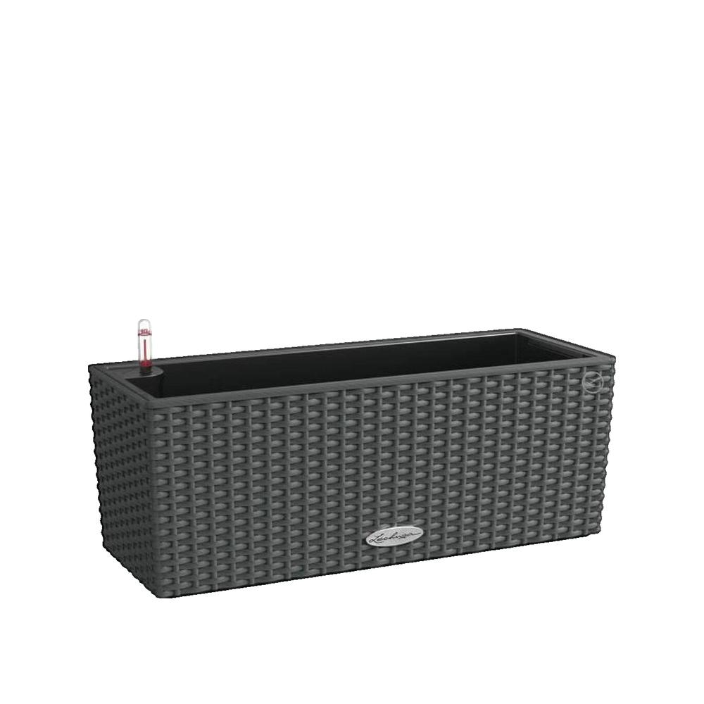 Donica Lechuza BALCONERA Cottage 50 z Automatycznym Systemem Nawadniania i Kolorem Granite
