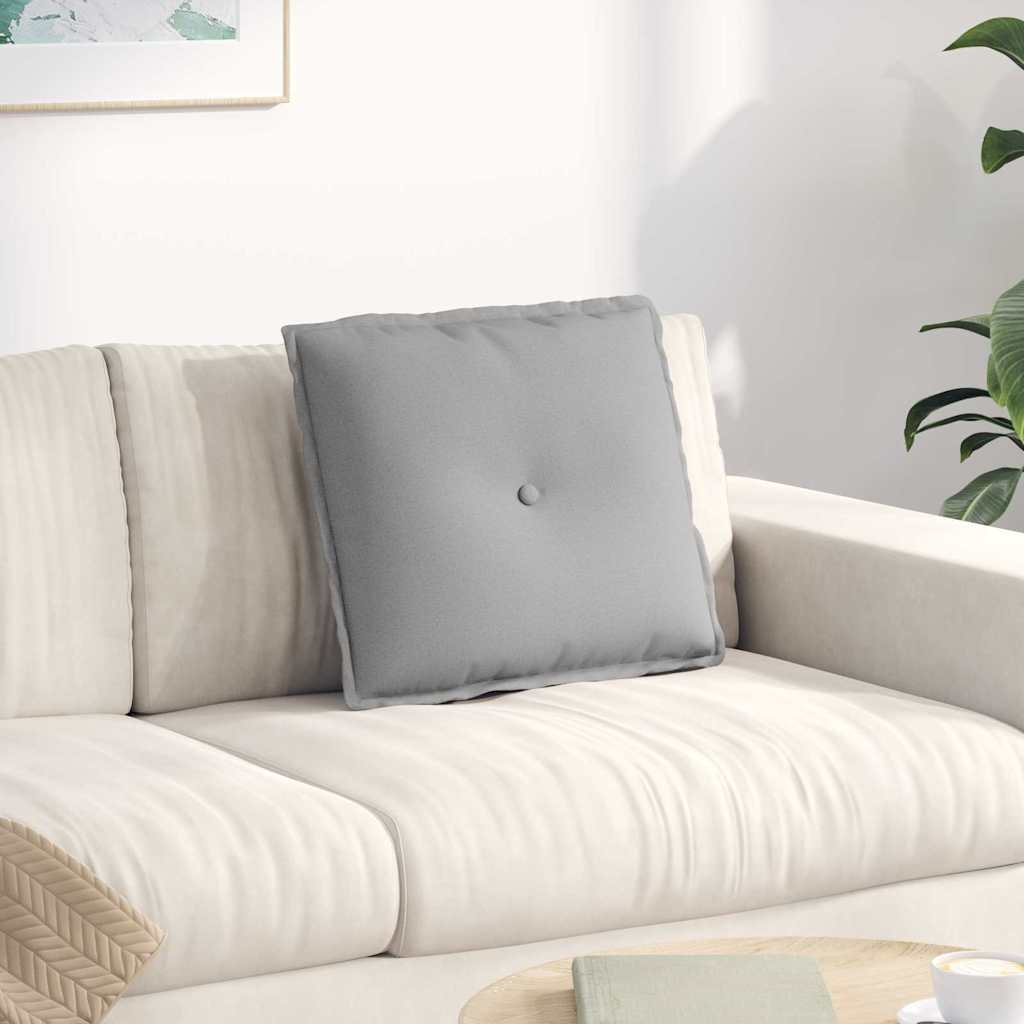 Poduszka na plecy Szary chmur 50 x 19 x 45 cm tkanina vidaXL