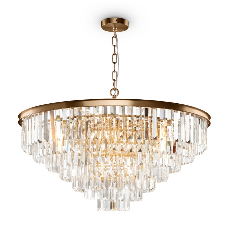 Lampa wisząca żyrandol glamour kryształ Revero Maytoni MOD085PL-16BS