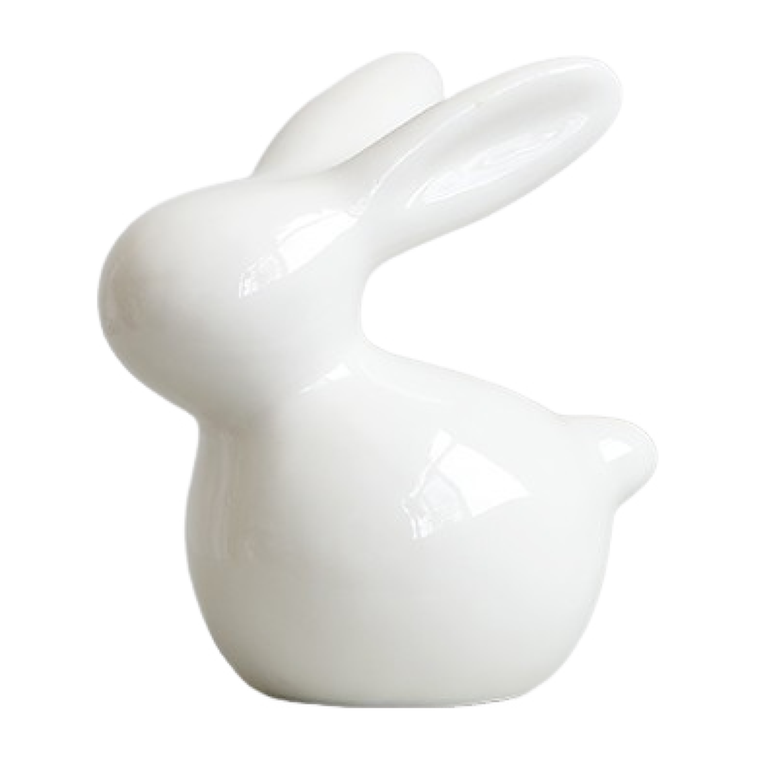 Wielkanocna ceramiczna dekoracja domu w kształcie mini króliczka
