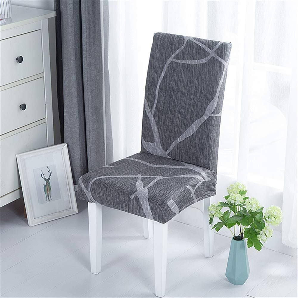 Pokrowce na krzesła do jadalni, pokrowce na krzesła z nadrukiem patchworkowym, zmywalne pokrowce na krzesła z elastycznej tkaniny, dekoracje ślubne,