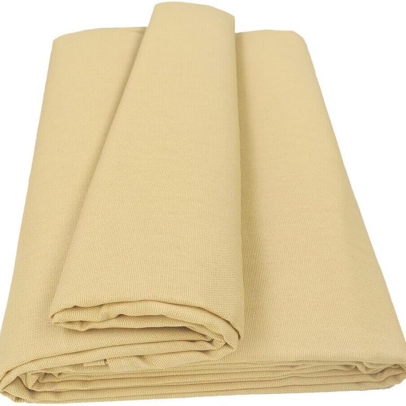 Tkanina Meblowa Bawełna 170x280 Cm Kanina Narzuta Granfoulard Pokrowiec Na Sofę Narzuta Na łóżko Wielofunkcyjny beżowy