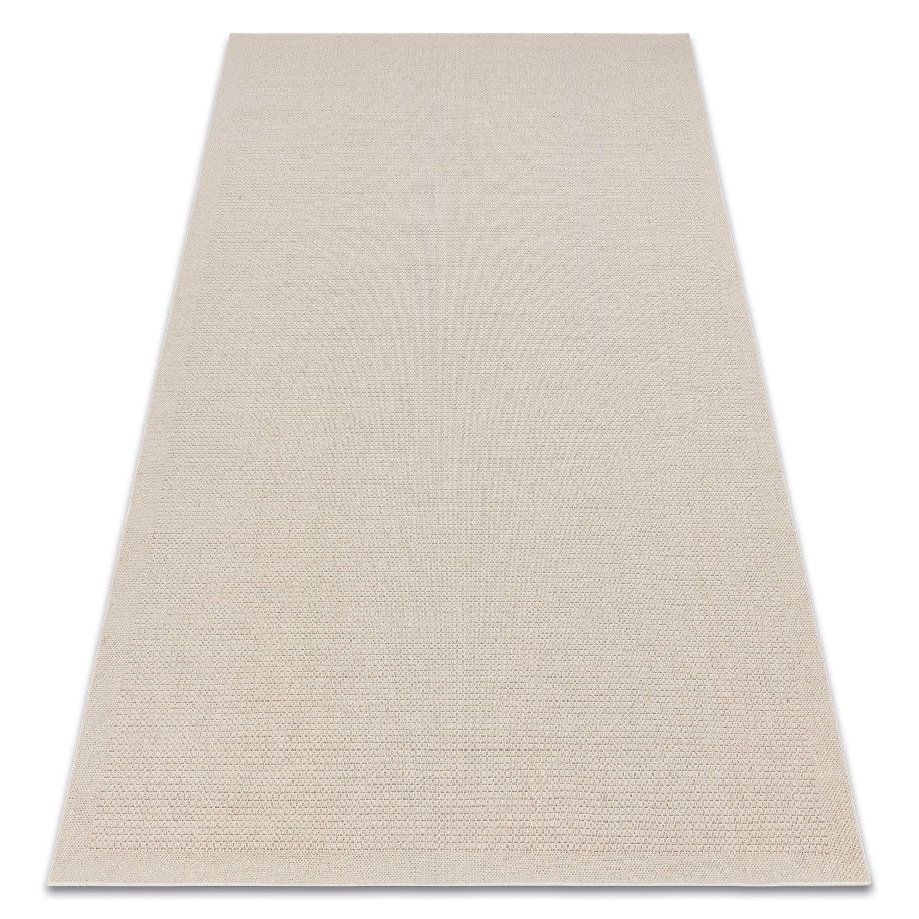 Dywan wełniany VILLA 8986/68200 Jednolity SIZAL, płaskotkany beż 240x340 cm