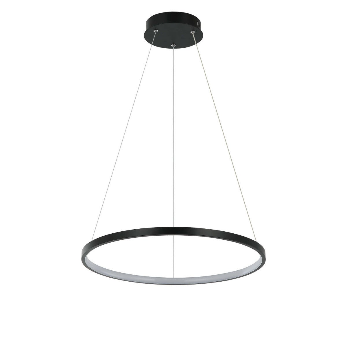 Lampa sufitowa wisząca Light Prestige Ring czarny LED CCT 3000K/4000K/6000K (regulowana) 1 szt.