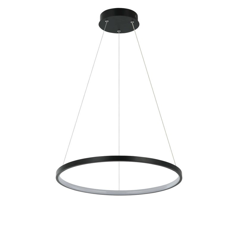 Lampa sufitowa wisząca Light Prestige Ring czarny LED CCT 3000K/4000K/6000K (regulowana) 1 szt.