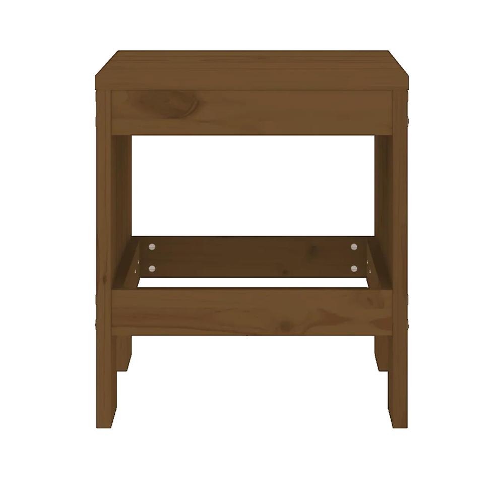 Stołek ogrodowy vidaXL zestaw 2 drewno sosnowe lite 40x36x45 cm