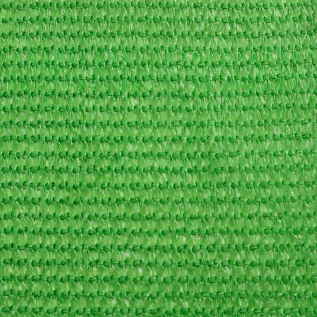 Żagiel przeciwsłoneczny 160 g/m² Jasnozielony 3/4 x 2 m HDPE