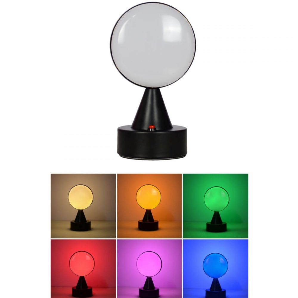 Siedmiokolorowa lampa stołowa LED z możliwością ładowania kreatywna lampka barowa dekoracja atmosferyczna restauracji baru KTV lampka nocna z numerem