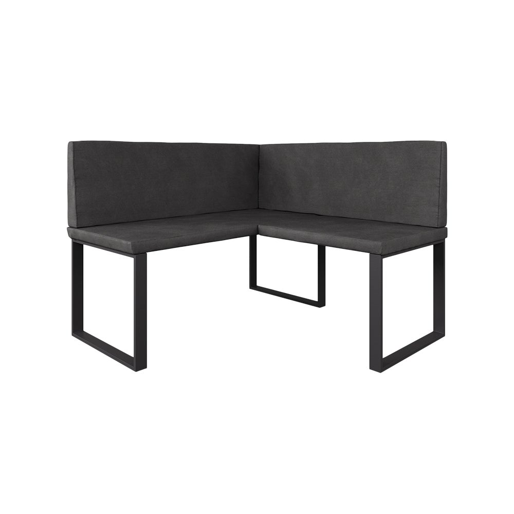 Vicco Ławka narożna do jadalni Ravon, Antracyt, 120 x 120 cm
