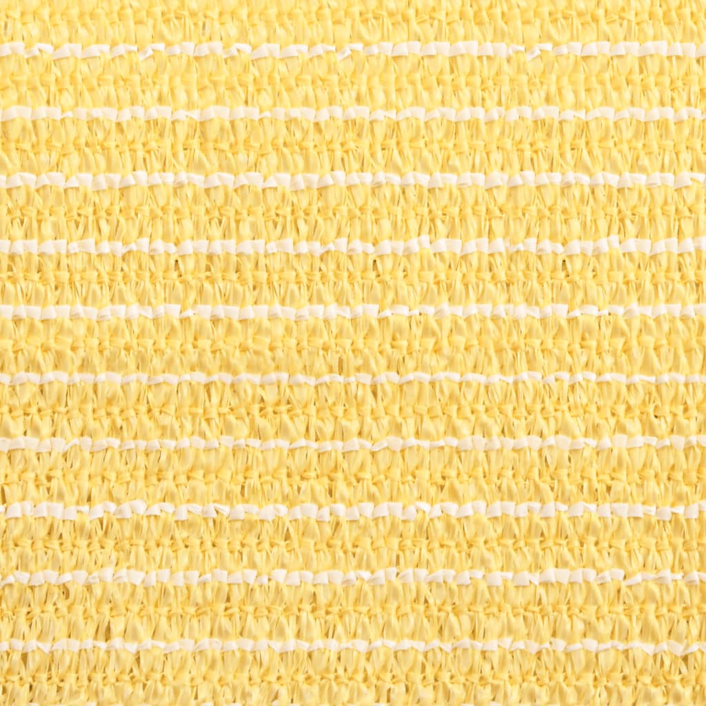 Żagiel przeciwsłoneczny HDPE beżowy, 160 g/m², do ogrodu, tarasu lub balkonu, 3 x 6 m