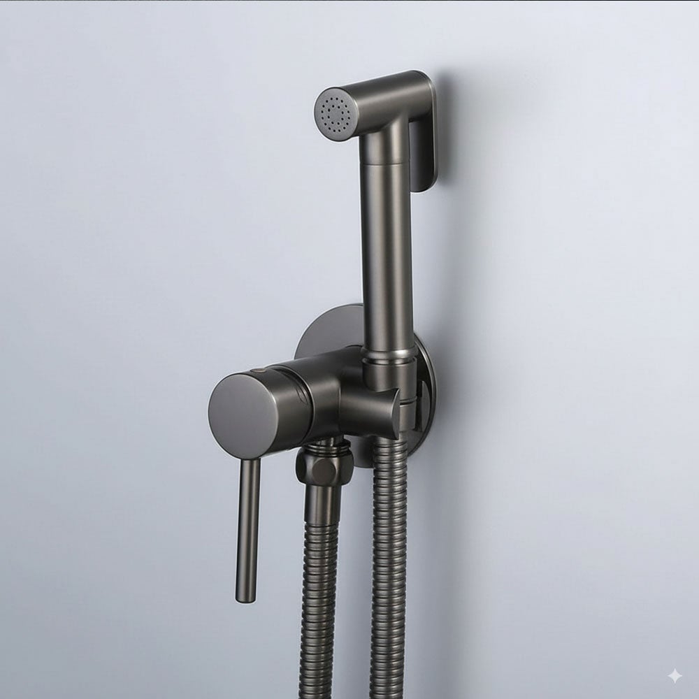 Bateria WC Kibath HIGIENA INTYMNA 2 wody metal armatni wykonana z mosiądzu