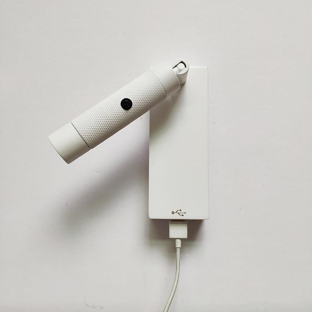 Kinkiet LED, regulowana lampka nocna 350°, kinkiet ścienny z portem USB, obrotowa lampa z aluminium, światło nocne - Biały piasek 3000K
