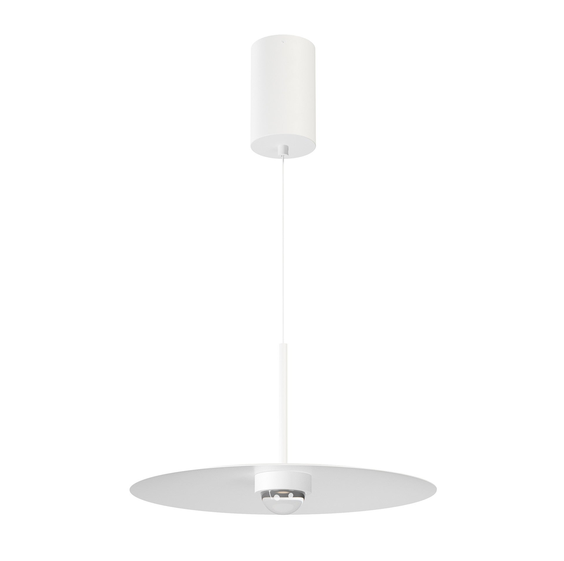 Lampa wisząca LED Hat Surface 8W 83° 2700K Matowa biel - Oprawa sufitowa lub wpuszczana do oświetlenia wewnętrznego - Beneito & Faure