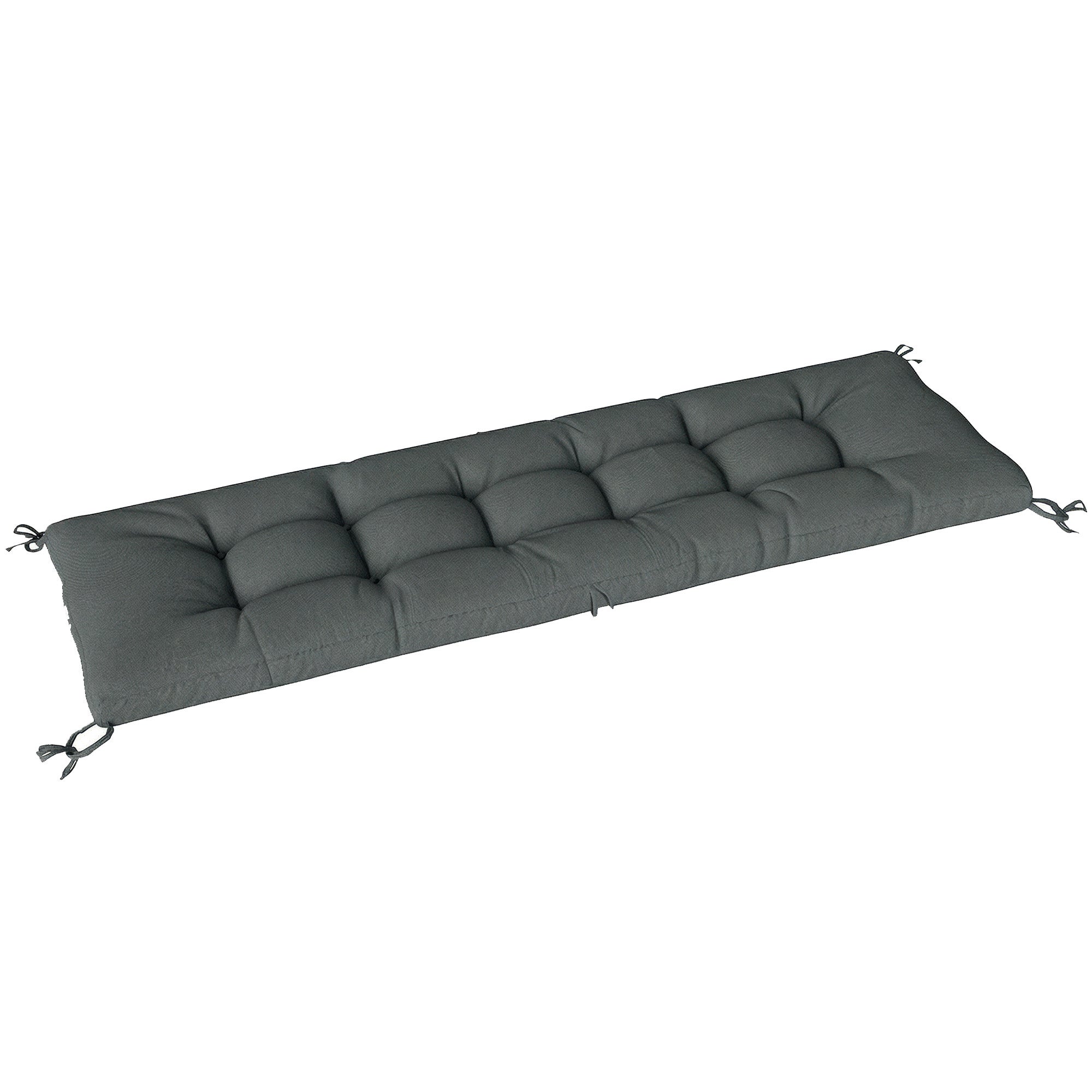 Zdejmowany Pallet poduszka siedzjestko poduszka z Fastening paski Pallet mnaa do większość Loungers 198x65x13cm ciemnoszary