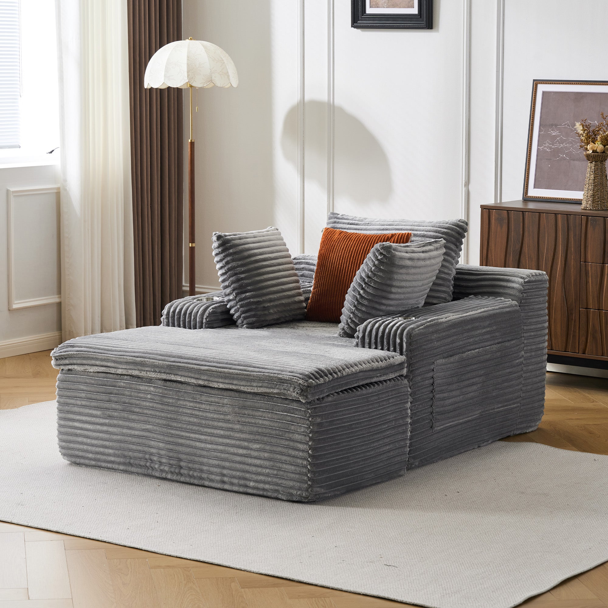 Sofa, w kolorze zielonym, do salonu, do codziennego użytkowania, funkcjonalny element wyposażenia, praktyczny wybór do domu