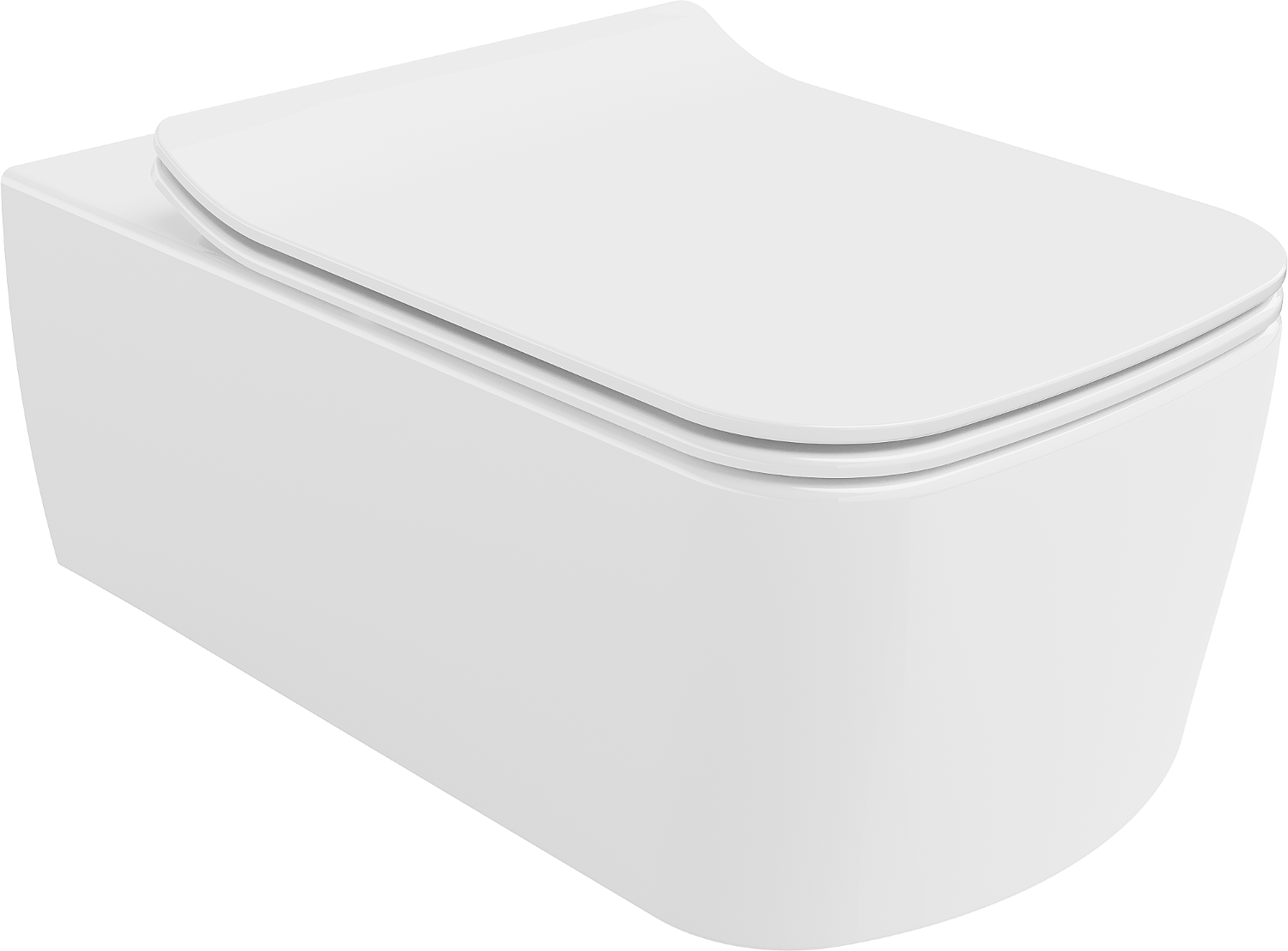 Mexen York miska wc Rimless z deską wolnoopadającą slim, duroplast, biała połysk - 30114000