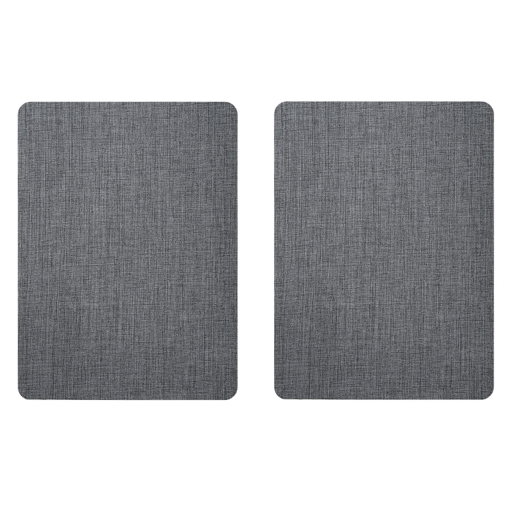 2 x łatki naprawcze do sof, 20 x 28 cm, ciemnoszare, wykonane z trwałego materiału samoprzylepnego, odpowiednie do sof, foteli samochodowych i mebli.