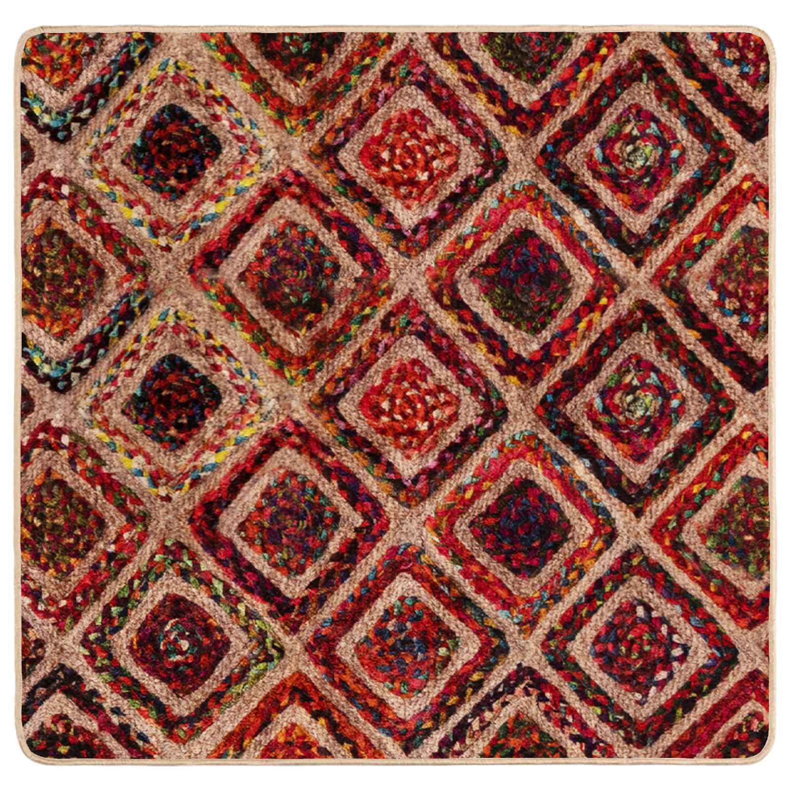 Chodnik dywanowy MARSA Wielokolorowe 100 x 100 cm
